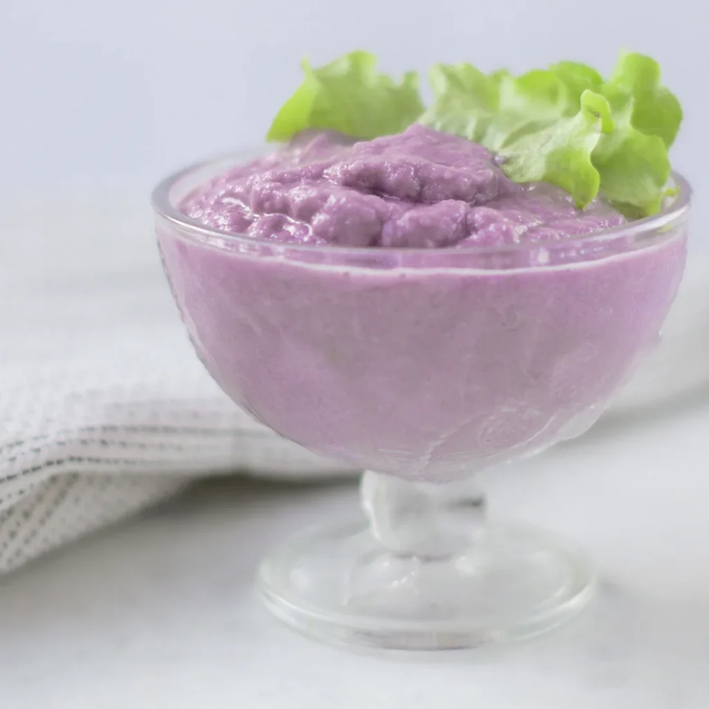 Пюре из краснокочанной капусты